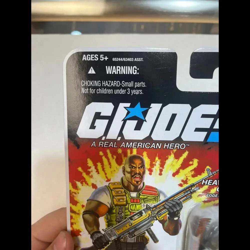 GI Joe Heavy Machine Gunner Roadblock 25th Anniversary Cartoon‎ Series 2007 New